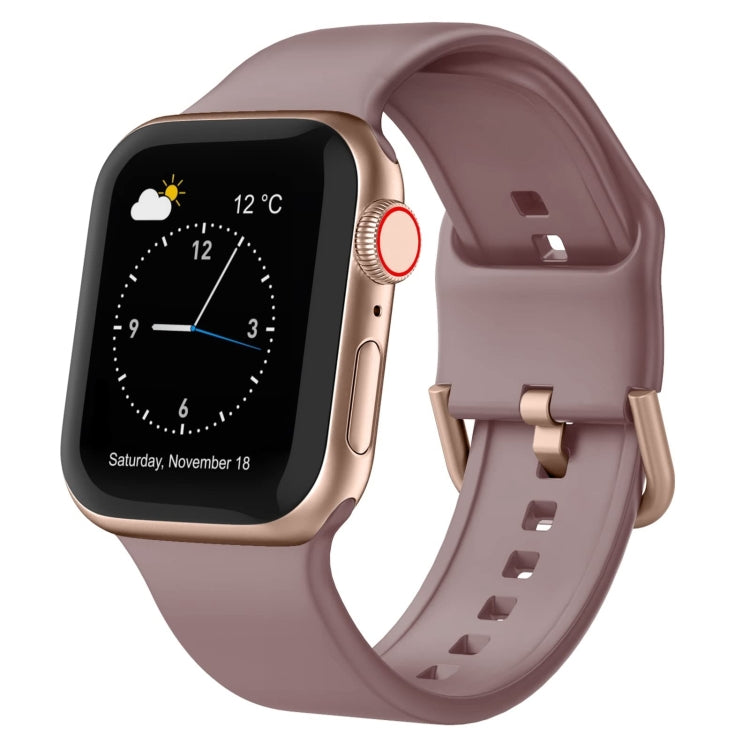 Pin Buckle Silicone Watch Band, For Apple Watch SE 2023 44mm