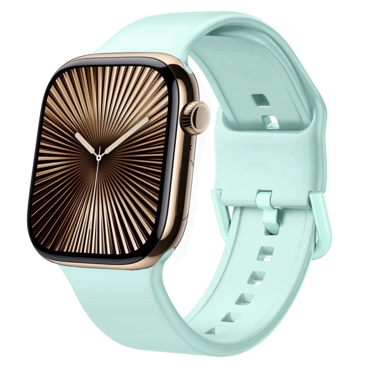 Pin Buckle Silicone Watch Band, For Apple Watch Series 10 46mm