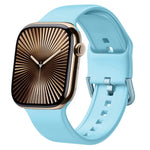 Pin Buckle Silicone Watch Band, For Apple Watch Series 10 46mm