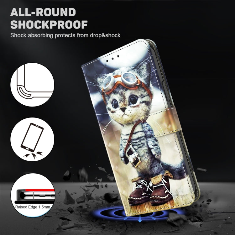 3D Painted Leather Phone Case, For iPhone 16 Pro Max, For iPhone 16 Pro, For iPhone 16 Plus, For iPhone 16