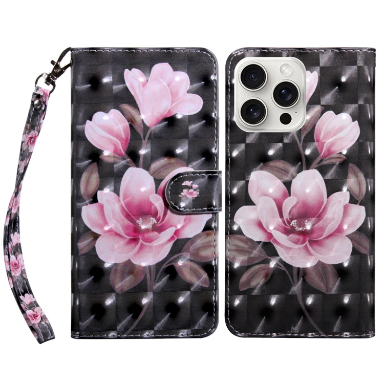 3D Painted Leather Phone Case, For iPhone 16 Pro Max, For iPhone 16 Pro, For iPhone 16 Plus, For iPhone 16