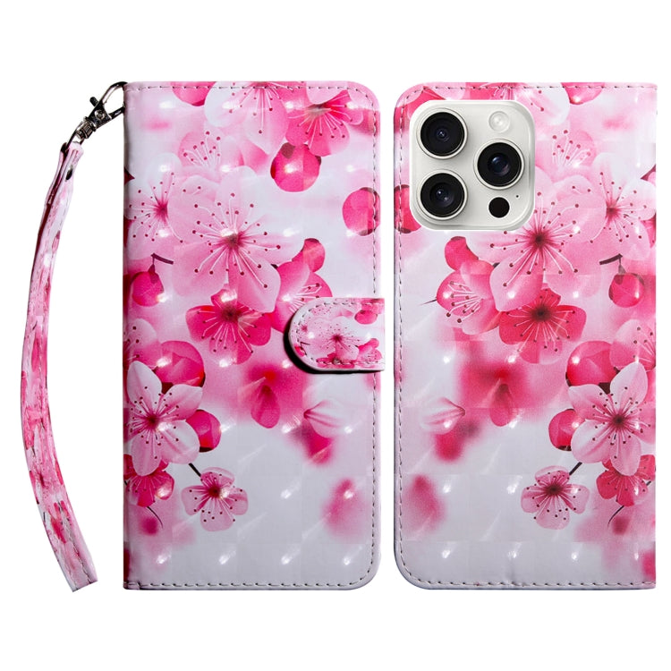 3D Painted Leather Phone Case, For iPhone 16 Pro Max, For iPhone 16 Pro, For iPhone 16 Plus, For iPhone 16