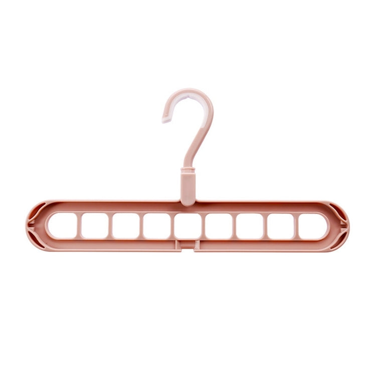 Multifunctional Magic Nine-hole Clothes Hanger, Random Color