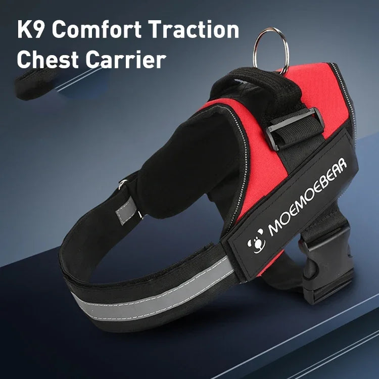 Pet Dog Anti Sprint Oxford Cloth K9 Chest Strap Traction Rope Strap, M for 13-23kg, L for 23-30kg, XL for 28-40kg, XXL for 40-70kg, S for 6-14kg