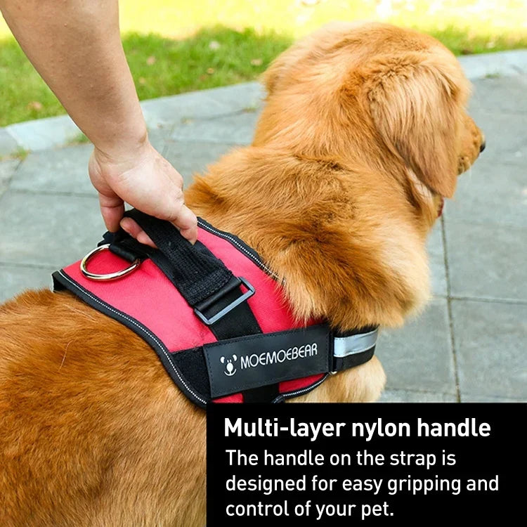 Pet Dog Anti Sprint Oxford Cloth K9 Chest Strap Traction Rope Strap, M for 13-23kg, L for 23-30kg, XL for 28-40kg, XXL for 40-70kg, S for 6-14kg