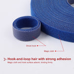 1.2cm 3m Reusable & Dividable Hook and Loop Cable Ties, 1.2 x 300cm
