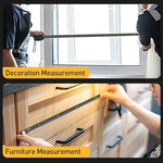 deli HT8519 5mx19mm High-precision Household Steel Measure Thickened Measuring Tape, 1pc
