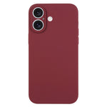 Pure Color Liquid Silicone Fine Pore Phone Case, For iPhone 16 Plus
