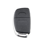 4-button Folding Car Key Shell with Metal Edge Solaris ix35 ix4 Santa For Hyundai Sonata 2014-2017 / Tucson 2016-2019 /  Santa Fe 2013-2016, For Hyundai 4-button Solaris ix35 ix4