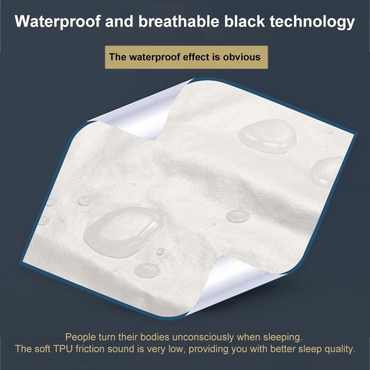 Waterproof and Stain-proof Knitted Fabric Pillowcase Zipper Version, 43x73cm