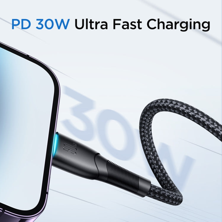 JOYROOM SA32-CL3 Starry Series 30W USB-C / Type-C to 8 Pin Fast Charging Data Cable, USB-C / Type-C to 8 Pin