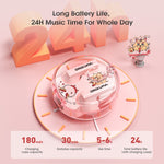 ONIKUMA T301 Transparent Cartoon Wireless Bluetooth Earphone