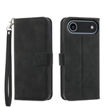 Dierfeng Dream Line TPU Hybrid PU Leather Phone Case, For iPhone 17 Pro Max, For iPhone 17 Pro, For iPhone 17, For iPhone Air, For iPhone 16e, For iPhone 16 Pro Max, For iPhone 16 Pro, For iPhone 16 Plus