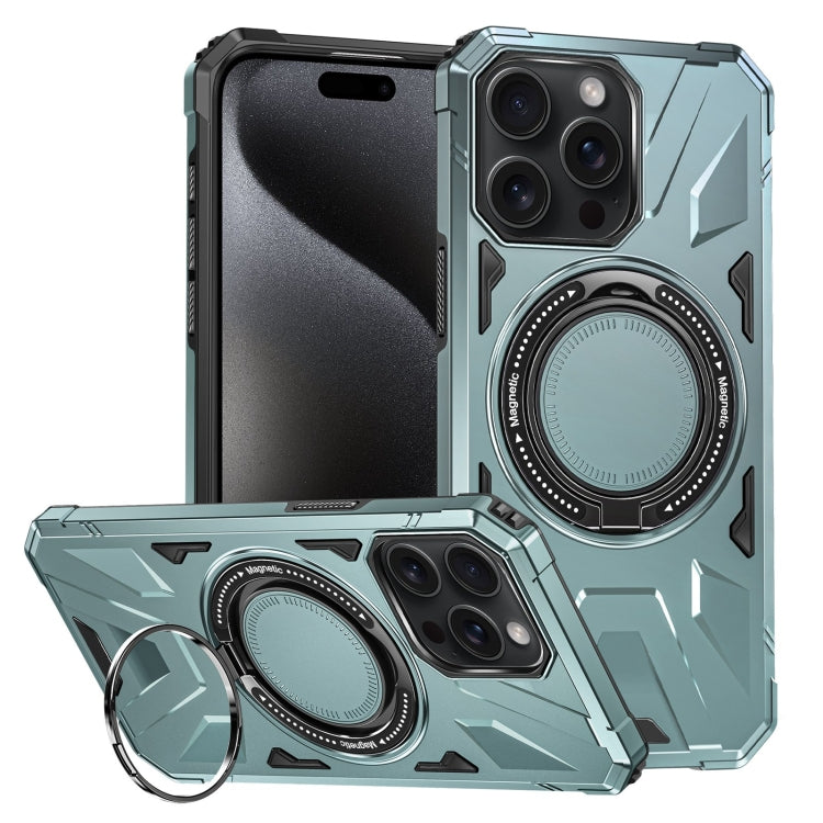 MagSafe Magnetic Shockproof Phone Case with Ring Holder, For iPhone 16 Plus, For iPhone 16, For iPhone 15 Pro Max, For iPhone 15 Pro, For iPhone 15 Plus, For iPhone 15