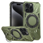 MagSafe Magnetic Shockproof Phone Case with Ring Holder, For iPhone 16 Plus, For iPhone 16, For iPhone 15 Pro Max, For iPhone 15 Pro, For iPhone 15 Plus, For iPhone 15