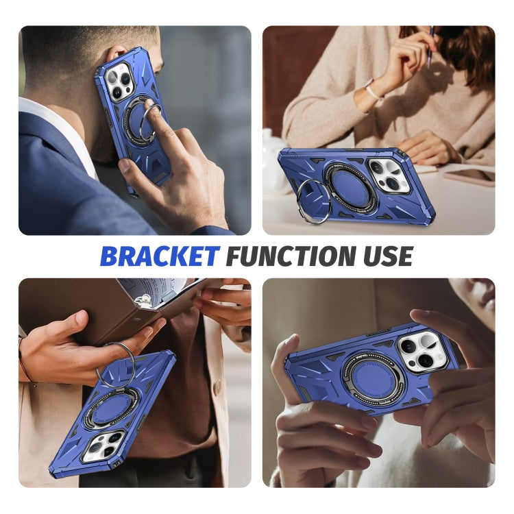 MagSafe Magnetic Shockproof Phone Case with Ring Holder, For iPhone 12/12 Pro, For iPhone 12 Pro Max, For iPhone 11