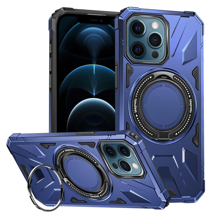 MagSafe Magnetic Shockproof Phone Case with Ring Holder, For iPhone 12/12 Pro, For iPhone 12 Pro Max, For iPhone 11