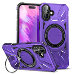 MagSafe Magnetic Shockproof Phone Case with Ring Holder, For iPhone 16 Plus, For iPhone 16, For iPhone 15 Pro Max, For iPhone 15 Pro, For iPhone 15 Plus, For iPhone 15