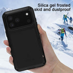 LOVE MEI Metal Shockproof Life Waterproof Dustproof Phone Case, For iPhone 17 Pro Max, For iPhone 17 Pro, For iPhone 17, For iPhone 16 Pro Max, For iPhone 16 Pro, For iPhone 16, For iPhone 15 Pro Max, For iPhone 15 Pro