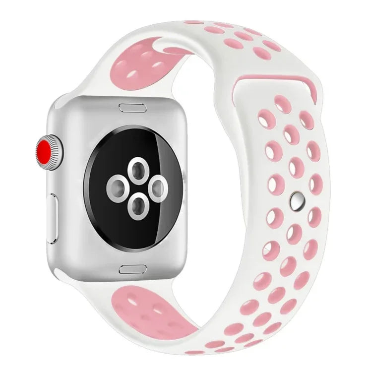 Sport Silicone Watchband Standard Edition, For Apple Watch Series 7 41mm / 6 & SE & 5 & 4 40mm / 3 & 2 & 1 38mm, For Apple Watch Ultra 49mm / Series 8&7 45mm / SE 2&6&SE&5&4 44mm / 3&2&1 42mm