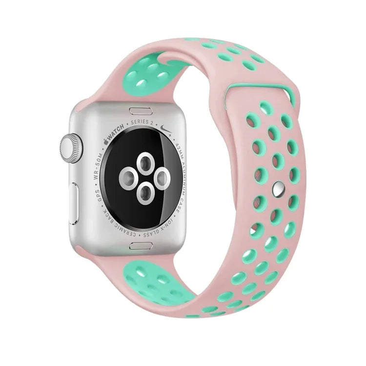 Sport Silicone Watchband Standard Edition, For Apple Watch Series 7 41mm / 6 & SE & 5 & 4 40mm / 3 & 2 & 1 38mm, For Apple Watch Ultra 49mm / Series 8&7 45mm / SE 2&6&SE&5&4 44mm / 3&2&1 42mm