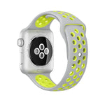 Sport Silicone Watchband Standard Edition, For Apple Watch Series 7 41mm / 6 & SE & 5 & 4 40mm / 3 & 2 & 1 38mm, For Apple Watch Ultra 49mm / Series 8&7 45mm / SE 2&6&SE&5&4 44mm / 3&2&1 42mm