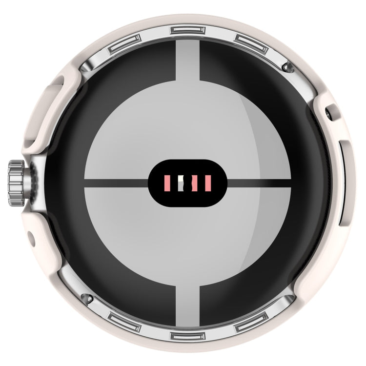 PC + Tempered Film Integrated Watch Protective Case, For Google Pixel Watch 2