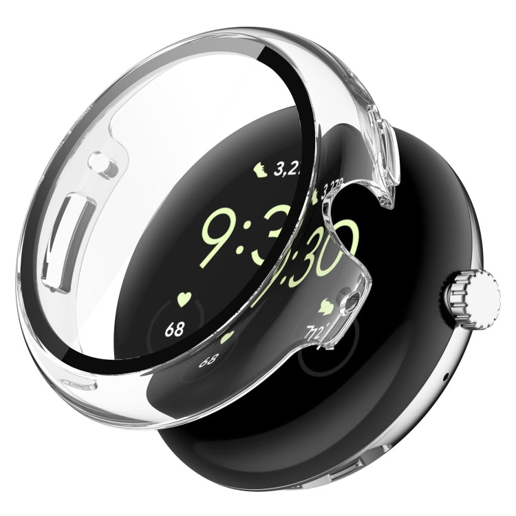PC + Tempered Film Integrated Watch Protective Case, For Google Pixel Watch 2