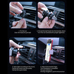D7 Infrared lnduction Wireless Fast Charging Air Outlet Car Holder