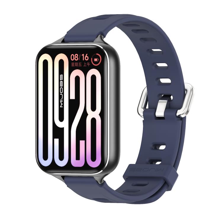 Mijobs Flat Hole Breathable Silicone Watch Band, For Xiaomi Band 10 Pro / Redmi Watch 6 / 5