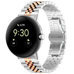 Seven Beads Stainless Steel Metal Watch Band, For Google Pixel Watch 4 / 3 / 2 / 1 41mm