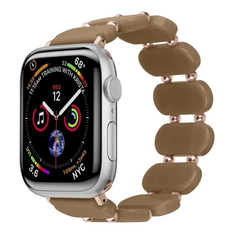 Stretch Resin Watch Band, For Apple Watch SE 2023 44mm, For Apple Watch SE 2023 40mm, For Apple Watch Ultra 2 49mm, For Apple Watch Series 9 45mm, For Apple Watch Series 9 41mm, For Apple Watch Ultra 49mm