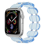Stretch Resin Watch Band, For Apple Watch Series 8 41mm, For Apple Watch Series 8 45mm, For Apple Watch SE 2022 40mm, For Apple Watch SE 2022 44mm, For Apple Watch Series 7 41mm, For Apple Watch Series 7 45mm