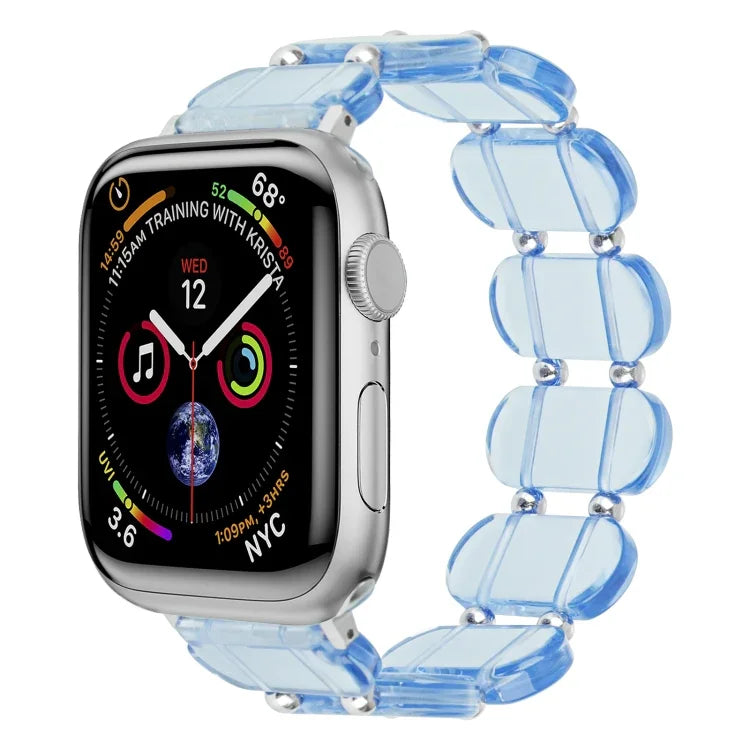 Stretch Resin Watch Band, For Apple Watch Series 8 41mm, For Apple Watch Series 8 45mm, For Apple Watch SE 2022 40mm, For Apple Watch SE 2022 44mm, For Apple Watch Series 7 41mm, For Apple Watch Series 7 45mm