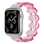 Stretch Resin Watch Band, For Apple Watch Series 4 44mm, For Apple Watch Series 4 40mm, For Apple Watch Series 3 38mm, For Apple Watch Series 3 42mm, For Apple Watch Series 2 42mm, For Apple Watch Series 2 38mm