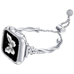 Twist Bracelet Diamond Metal Watch Band, For Apple Watch SE 2023 44mm, For Apple Watch SE 2023 40mm, For Apple Watch Ultra 2 49mm, For Apple Watch Series 9 45mm, For Apple Watch Series 9 41mm, For Apple Watch Ultra 49mm, For Apple Watch Series 8 41mm  ...