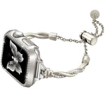 Twist Bracelet Diamond Metal Watch Band, For Apple Watch SE 2022 44mm, For Apple Watch Series 7 41mm, For Apple Watch Series 7 45mm, For Apple Watch SE 40mm, For Apple Watch SE 44mm, For Apple Watch 6 40mm, For Apple Watch Series 6 44mm                ...