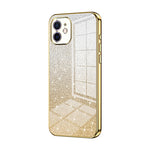 Gradient Glitter Powder Electroplated Phone Case, For iPhone 13 Pro Max, For iPhone 13 Pro, For iPhone 13, For iPhone 12, For iPhone 12 Pro Max, For iPhone 12 Pro