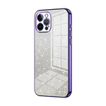 Gradient Glitter Powder Electroplated Phone Case, For iPhone 13 Pro Max, For iPhone 13 Pro, For iPhone 13, For iPhone 12, For iPhone 12 Pro Max, For iPhone 12 Pro