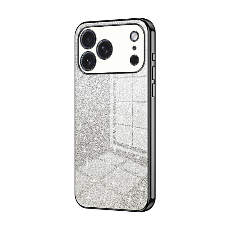 Gradient Glitter Powder Electroplated Phone Case, For iPhone 17e / 16e, For iPhone 17 Pro Max, For iPhone 17 Pro, For iPhone 17, For iPhone Air, For iPhone 16 Pro Max