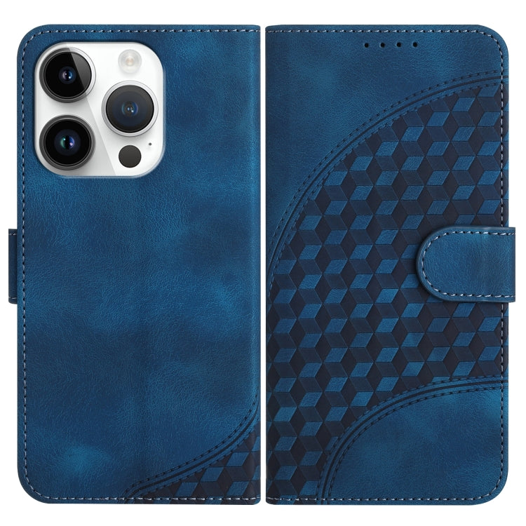 YX0060 Elephant Head Embossed Phone Leather Case with Lanyard, For iPhone 16 Pro, For iPhone 16 Plus, For iPhone 16, For iPhone 15 Pro Max, For iPhone 15 Pro, For iPhone 15 Plus