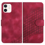 YX0060 Elephant Head Embossed Phone Leather Case with Lanyard, For iPhone 13 Pro Max, For iPhone 13 Pro, For iPhone 13, For iPhone 13 mini, For iPhone 12/12 Pro, For iPhone 12 Pro Max