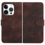 YX0060 Elephant Head Embossed Phone Leather Case with Lanyard, For iPhone 16 Pro, For iPhone 16 Plus, For iPhone 16, For iPhone 15 Pro Max, For iPhone 15 Pro, For iPhone 15 Plus