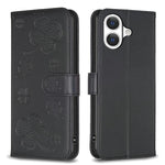 Four-leaf Embossed Leather Phone Case, For iPhone 17 Pro Max, For iPhone 17 Pro, For iPhone 17, For iPhone Air, For iPhone 16 Pro Max, For iPhone 16 Pro, For iPhone 16 Plus, For iPhone 16