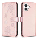 Four-leaf Embossed Leather Phone Case, For iPhone 17 Pro Max, For iPhone 17 Pro, For iPhone 17, For iPhone Air, For iPhone 16 Pro Max, For iPhone 16 Pro, For iPhone 16 Plus, For iPhone 16