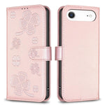 Four-leaf Embossed Leather Phone Case, For iPhone 17 Pro Max, For iPhone 17 Pro, For iPhone 17, For iPhone Air, For iPhone 16 Pro Max, For iPhone 16 Pro, For iPhone 16 Plus, For iPhone 16