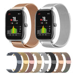 For Huami Amazfit GTS 22mm Milanese Magnetic Metal Replacement Strap Watchband, 22mm