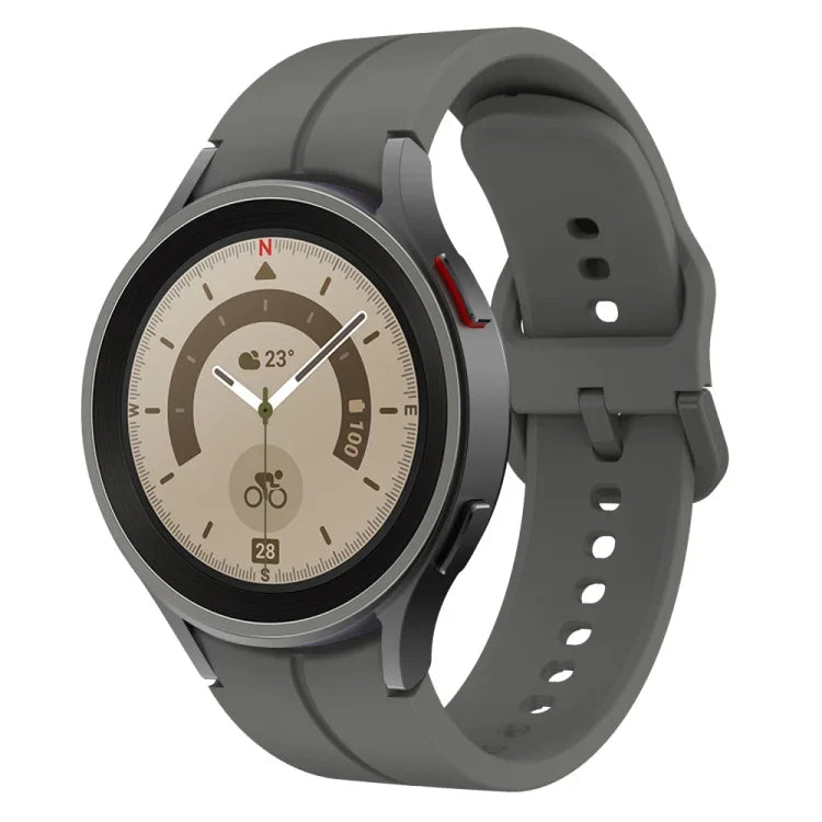 Colorful Buckle Silicone Watch Band, For Samsung Galaxy Watch 6 / 6 Classic