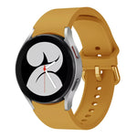 Colorful Buckle Silicone Sport Watch Band, For Samsung Galaxy Watch 6 / 6 Classic