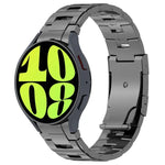 Button Style Pure Titanium Metal Watch Band, For Samsung Galaxy Watch6/6 Classic/5/5 Pro